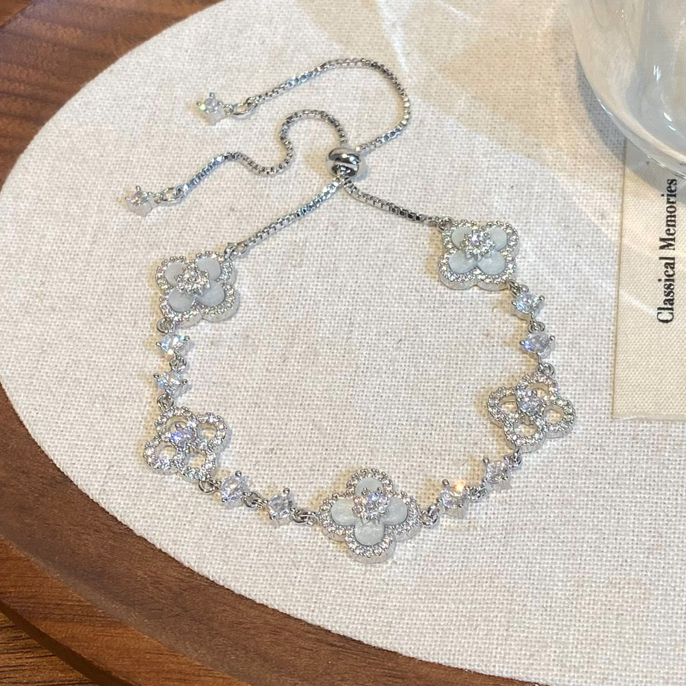 Sakura Cleef Bracelet displayed on a white background highlighting refined craftsmanship